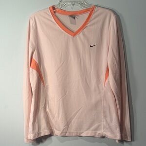 Nike Orange Long Sleeve Tee